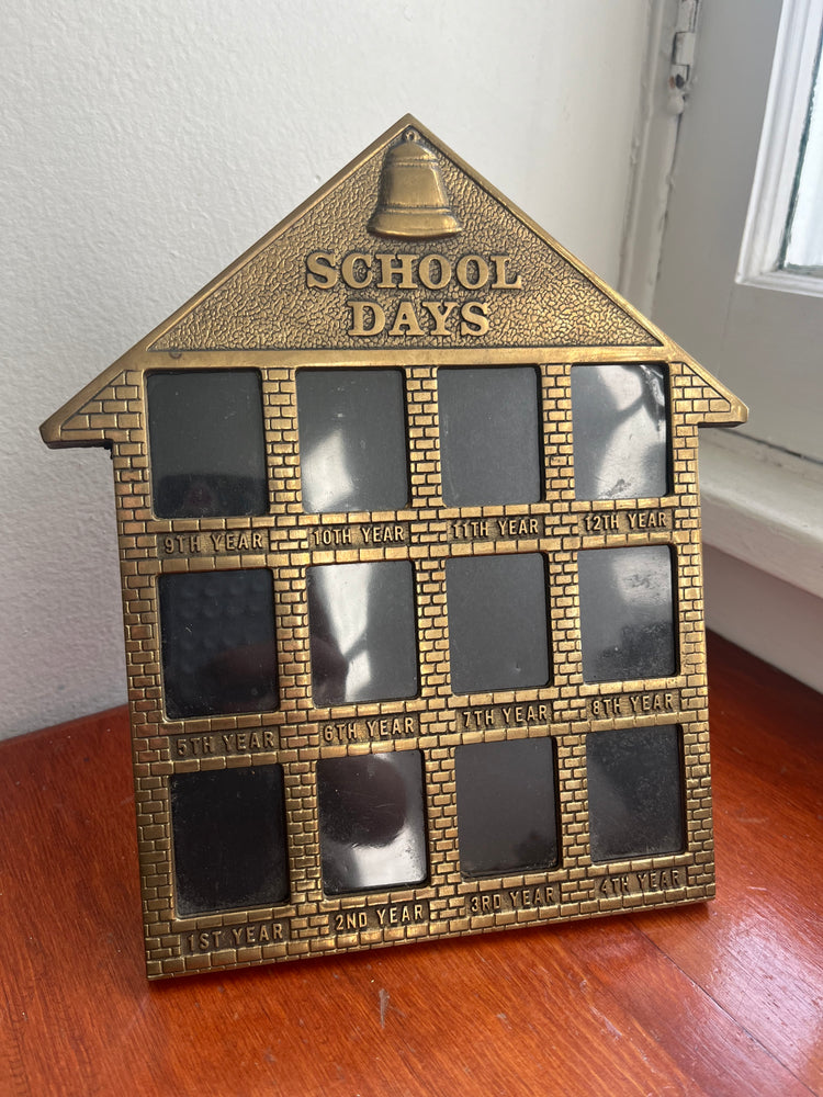 Brass “School Days” Frame