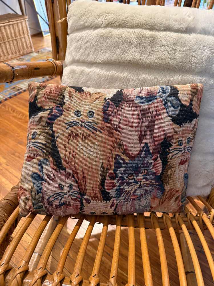 Cat Tapestry Pillow