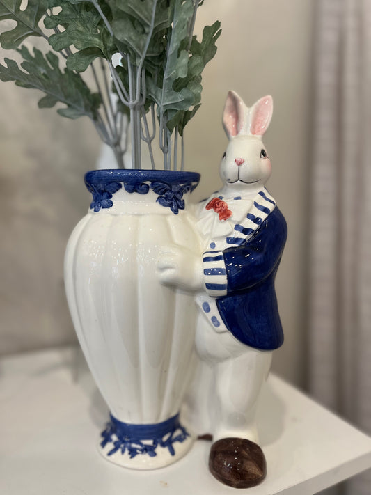 Dapper Bunny Vase