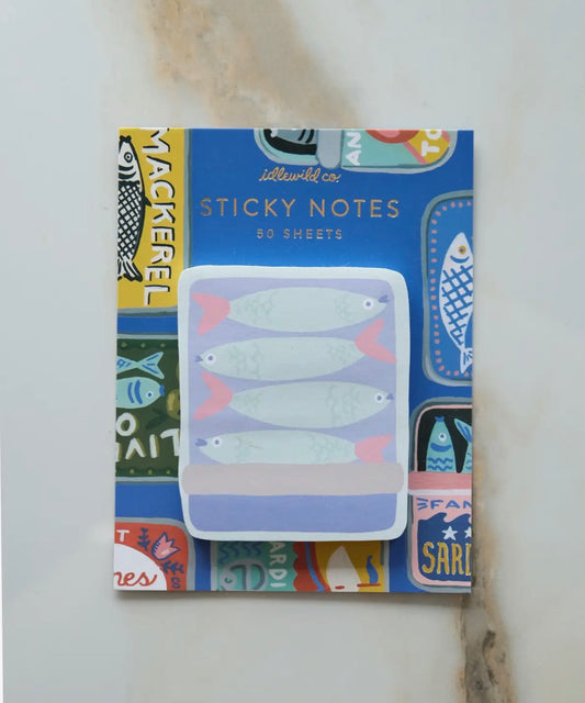 Tinned Fish Sticky Notes