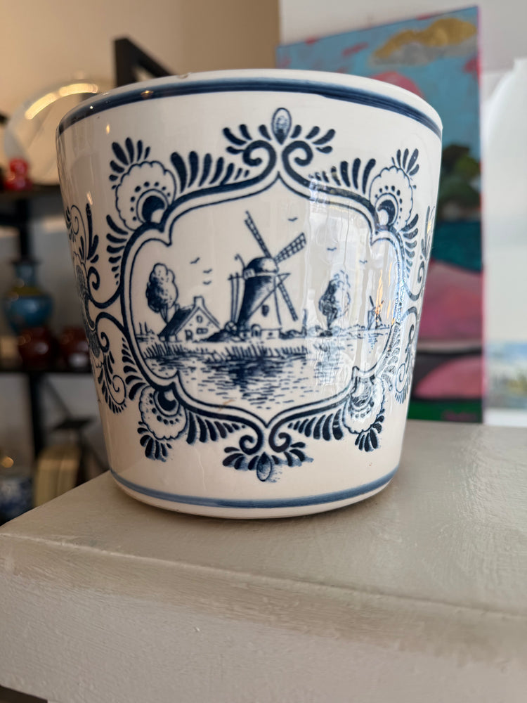 Delft Blauw Planter