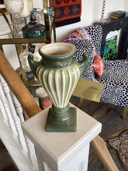 Green Grecian Vase