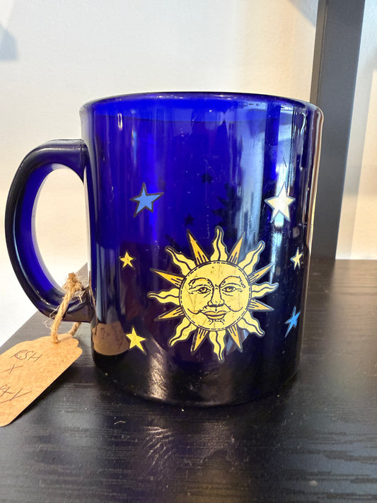 Libbey Cobalt “Friends” Mug