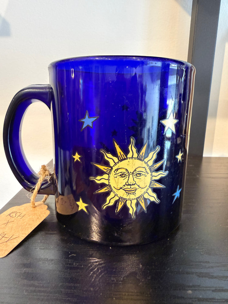 Libbey Cobalt “Friends” Mug
