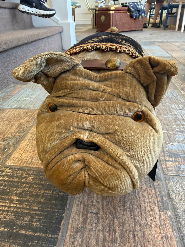 Vintage Bulldog Footrest