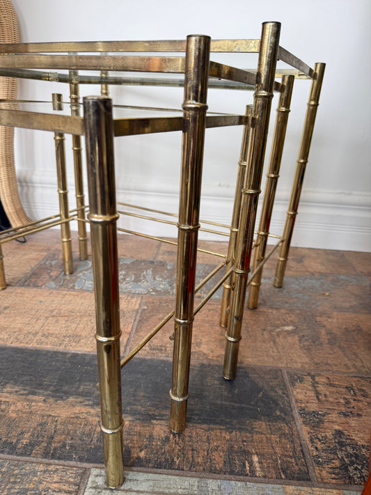 Brass Nesting Tables