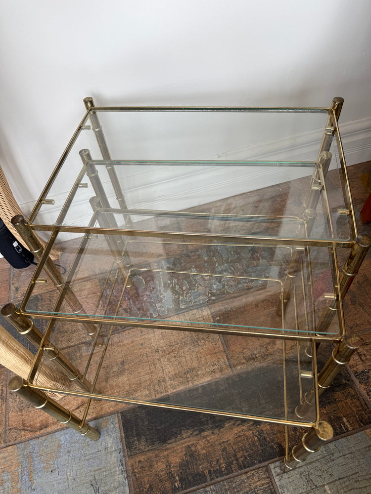 Brass Nesting Tables