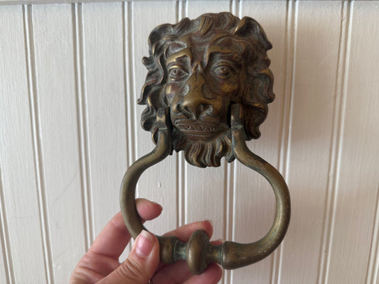 Brass Lion Door Knocker