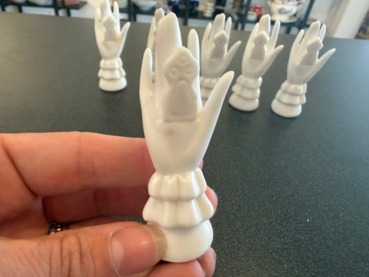 Set of 6 Porcelain Placecard Holders