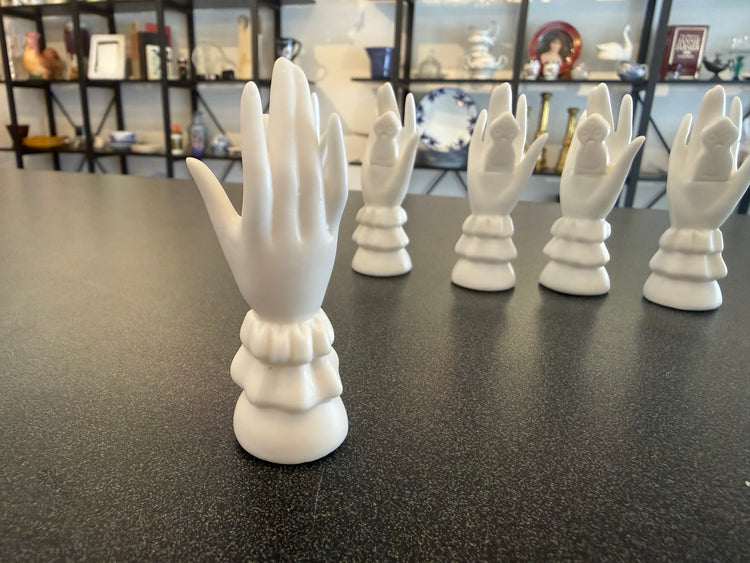 Set of 6 Porcelain Placecard Holders