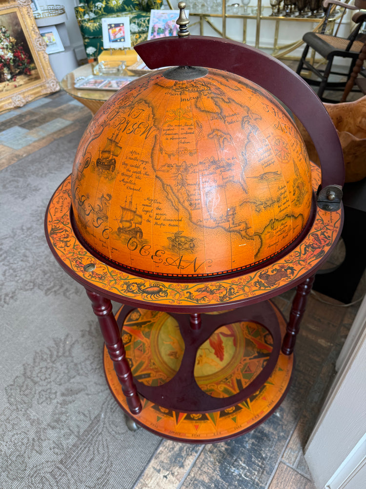 Globe Bar Cart