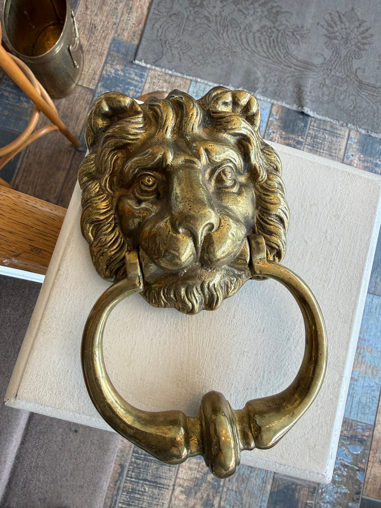 Brass Lion Door Knocker