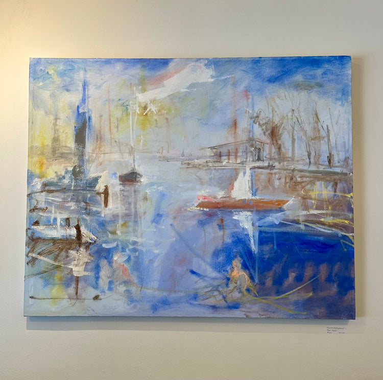 "TooNiceToDropAnchor" – Oil Painting on Canvas by Peter Fowler