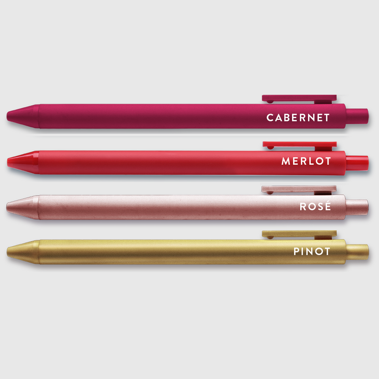 Wine Lovers Jotter Pen Set