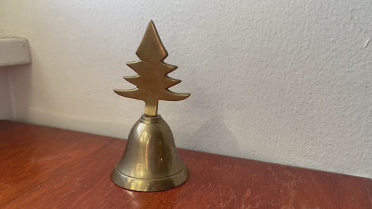 Brass Christmas Tree Bell